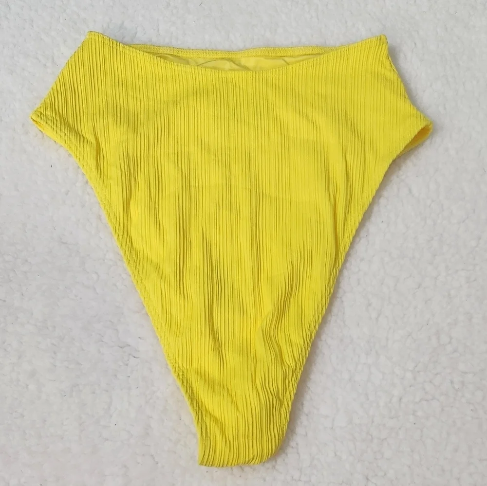 New!Frankie's Bikinis Amne Plisse Full Coverage Bikinis Bottoms‎